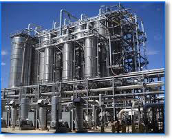 Chemical plant machinery